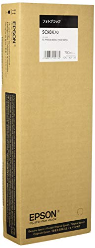 【中古】EPSON 純正インクカートリッジ SC9LC70 ライトシアン/700ml