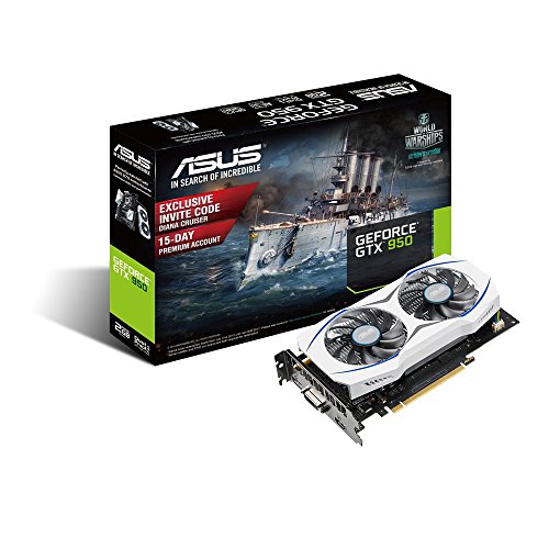 【中古】ASUSTek NVIDIA GeForce GTX950搭載ビデオカード 補助電源なし GTX950-2G