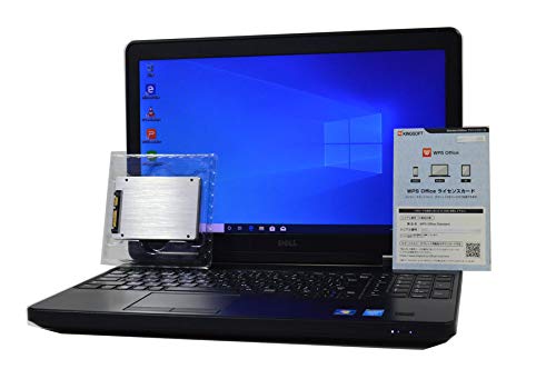 【中古】ノートパソコン 【Office搭載】 SSD 512GB (新 品 換 装) DELL Latitude E5540 第4世代 Core i7 4600U HD 15.6インチ 16GB/512GB/DVDROM/WiFi対応無線LAN/NVIDIA GeForce GT 720M/テンキー付フルキーボード/Windows 10