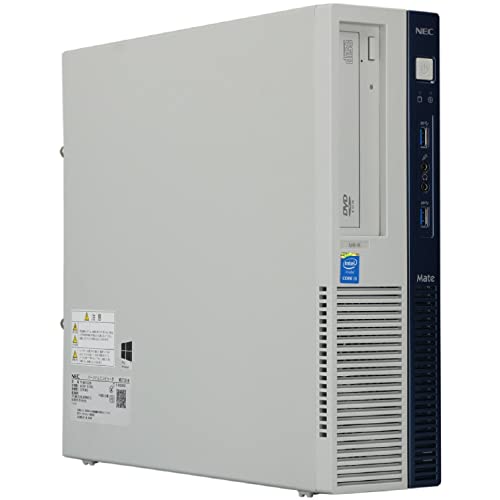 【中古】中古パソコン NEC Mate MK37LB-N Windows10 デスクトップ 第4世代 Core i3 4170 3.7GHz MEM:8GB SSD:256GB DVD-ROM Win10Pro64Bit
