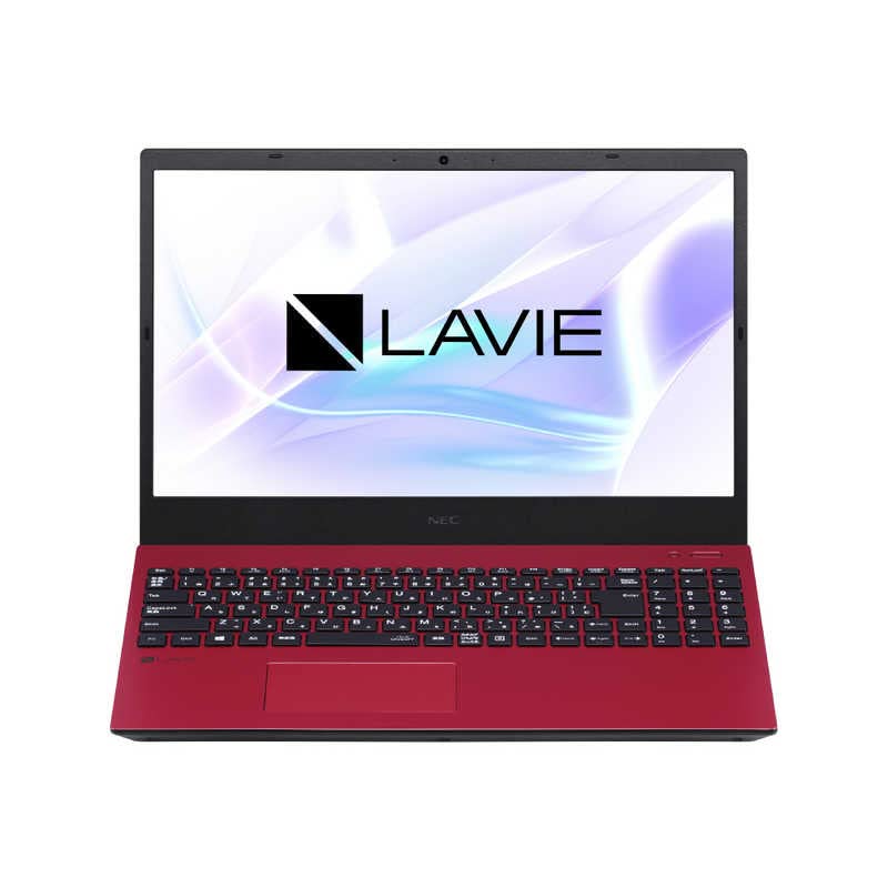 【中古】NEC PC-N1570EAR(カームレッド) LAVIE N15 15.6型 Core i7/8GB/25