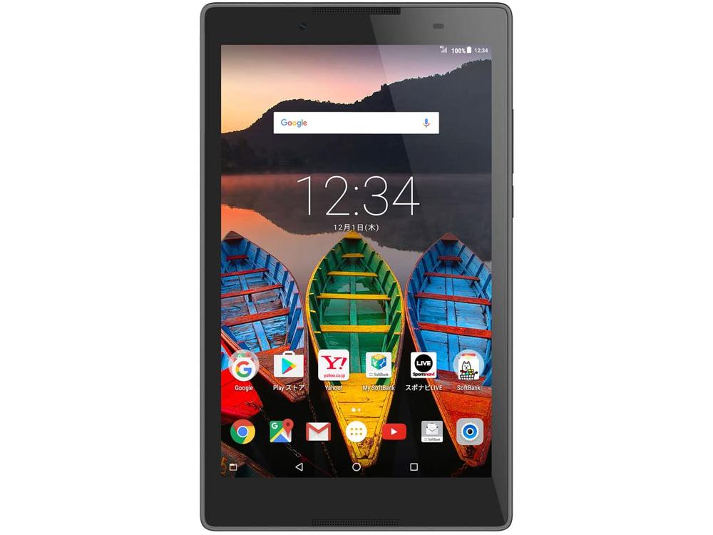 【中古】【中古】Bランク 【やや傷や汚れあり】 SIMロック解除済み 元SoftBank TAB3 601LV スレートブラック 本体のみ ネットワーク利用制限ー(白ロム)