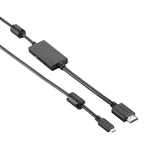 【中古】エレコム MHLケーブル 3.0 (HDMI to microB) 2A超急速充電 TVリモコン対応 0 2m ブラック DH-MHL3HD20BK