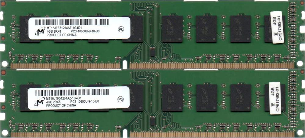 Micron PC3-10600U (DDR3-1333) 4GB x 2枚組 合計8GB 240ピン DIMM デスクトップパソコン用メモリ 動作保証品【中古】・Micron の PC3-10600U (DDR3-1333) 4GB x 2枚 = 合計8GB の中古品・メモリチェック専用ソフトMemtest-86＋にてテストし、エラーが無いことを確認済み・デュアルチャンネルでの動作を保証・デスクトップパソコン用メモリ・商品到着後1ヶ月間の保証付ブランド: Micronメーカー: Micron型番: ddr3-1333JAN: 4589433440608・中古品のため使用に影響ない程度の使用感・経年劣化（傷、汚れなど）がある場合がございます。 ・商品画像はイメージとなりますので、実際の商品内容やコンディションは異なる場合がございます。 ・特典・付属品・パッケージ・プロダクトコード・ダウンロードコード等は付属していない場合がございます。 ・画像はイメージですので画像の通りではないこともございます。各種ビデオデッキやプレーヤーのリモコン等は付属してない場合もございます。 商品タイトルに記載があっても版の付属品、特典、ダウンロードコードなどは無い場合もございます。 ・商品名に「レンタル落ち 」と記載されている商品につきましてはディスクやジャケットに管理シール（値札・セキュリティータグ・バーコード等含みます）が貼付されている場合がございます。ディスクの再生に支障の無い程度の傷やジャケットに傷みが見られる場合がありますので予めご了承ください。 ・当店ではすり替え対策店として、すり替え防止のためシリアルナンバーを控えております。 ・お客様都合によるご注文後のキャンセル・返品はお受けしておりませんのでご了承下さい。 ・ご質問等につきましてはメッセージまたはメールにてお願い致します。 ご注文からお届けまでの流れ 1.ご注文は24時間受け付けております。 2.ご注文・ご決済後、自動注文確認メールが送信されます。 3.商品の検品と梱包を行います。商品に万が一不具合などが発見されました場合にはお問合せフォーム等にてご連絡させていただきます。 4.お届けまで3-5営業日程度で発送され、発送完了後に出荷完了メールにてご連絡致します。お届け日の指定を設定しないことで最短発送となります。
