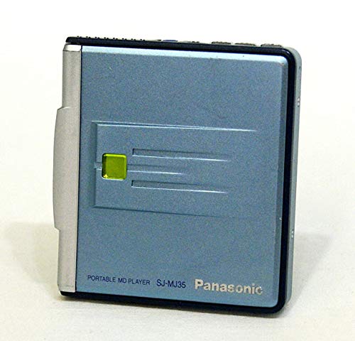 【中古】Panasonic パナソニック SJ-MJ35-A ブルー ポータブルMDプレーヤー (MD再生専用機)