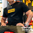 Tシャツ VENTURA 529 トレーニングウェア メンズ レディース 半袖 黒 ブラック ウェア トップス カジュアル ストリート トレーニング 大きいサイズ ロゴ 刺繍 シンプル 半袖 スポーツ アウトドア アスレジャー