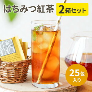 【送料無料】はちみつ紅茶 個包装2gx25包x2箱　蜂蜜紅茶 紅茶 ギフト プレゼント 手土産 にも最適。ティーバッグ 上品な蜂蜜の甘みがやみつきに。TEARTH（ティーアース）は高級茶葉ブランドです。