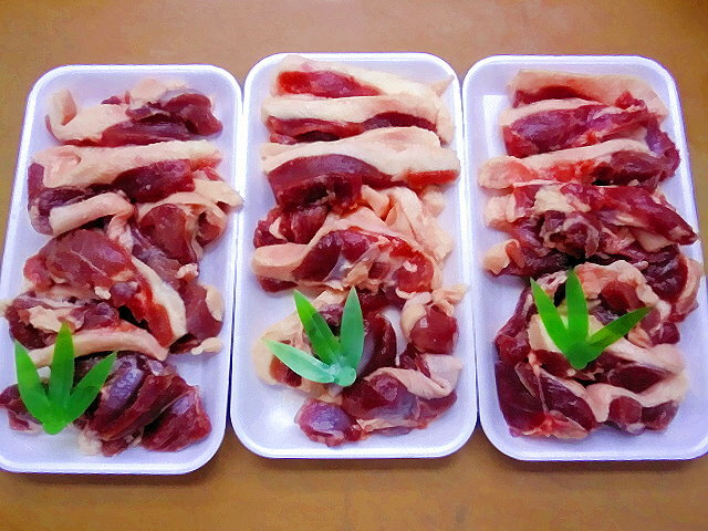 冷凍　合鴨 もも肉 食べきりスライス(slice)