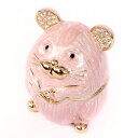 【正規品】 ジュエリーボックス ねずみ(子) ピィアース 宝石箱 置物 小物入れ アクセサリーケース 卒業 入学 可愛い クリスマス 新生活 ギフト 母の日 P...