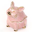 【正規品】 ジュエリーボックス いのしし(亥) ピィアース 宝石箱 置物 小物入れ アクセサリーケース 卒業 入学 可愛い クリスマス 新生活 ギフト 母の日 ...