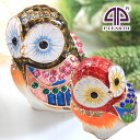 【正規品】 ジュエリーボックス フクロウA かわいいふくろう宝石箱 金運 仕事運 梟 不苦労・苦労知らずの縁起物 置物 卒業 入学 可愛い クリスマス 新生活 ...