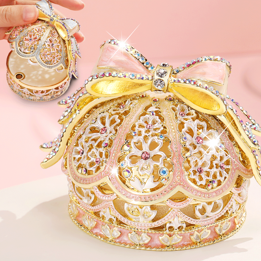 乐天商城 - 【正規品】 SAKURAツインリボン サクラ 桜 ジュエリーボックス ピィアース 東京銀座PICALS 東京銀座ピカルス 可愛い ブランド おしゃれ プレゼント オブジェ 置物 動物 誕生日プレゼント プロポーズ ペット メモリアルボックス