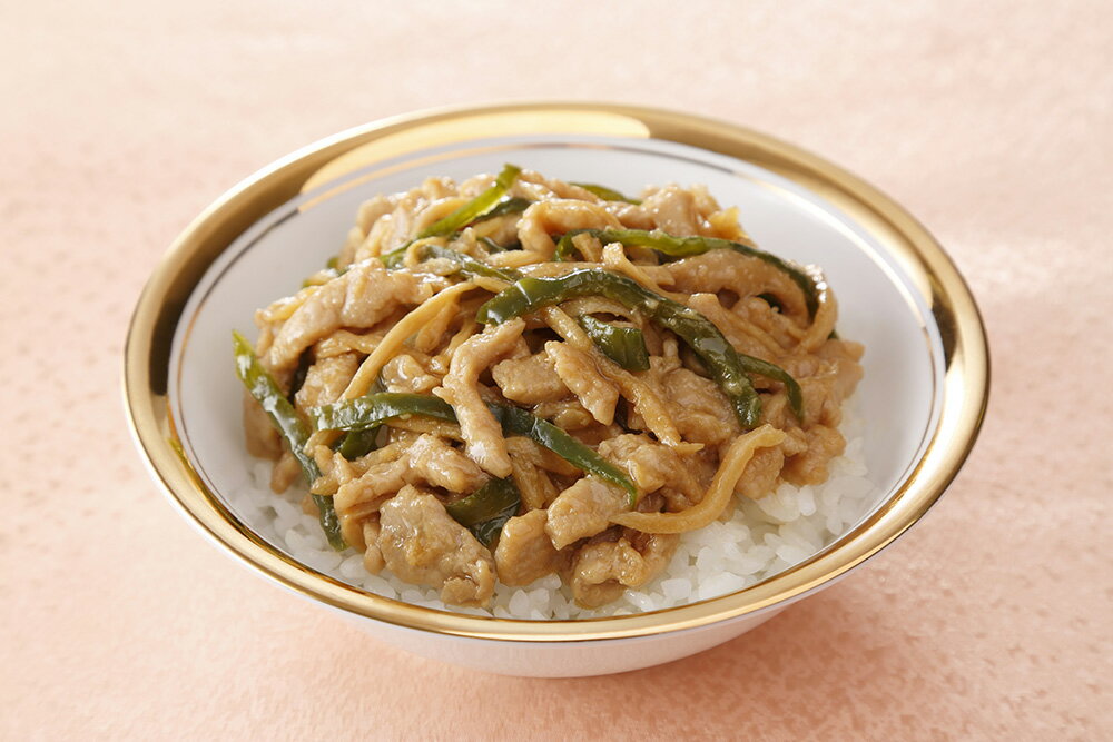 【期間限定 ポイント還元中】 送料無料 東京 「赤坂四川飯店」監修 青椒肉絲丼の具6個セット 青椒肉絲丼(チンジャオロース丼)の具120g×6