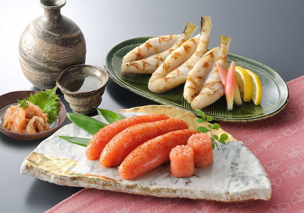 【期間限定 ポイント還元中】 送料無料 「関とら本店」 ふく一夜干しと辛子明太子詰合せ(とらふく塩辛付) ふぐ一夜干し250g、辛子明太子250g、とらふぐ塩辛60g お取り寄せ ギフト 詰合せ セット グルメ