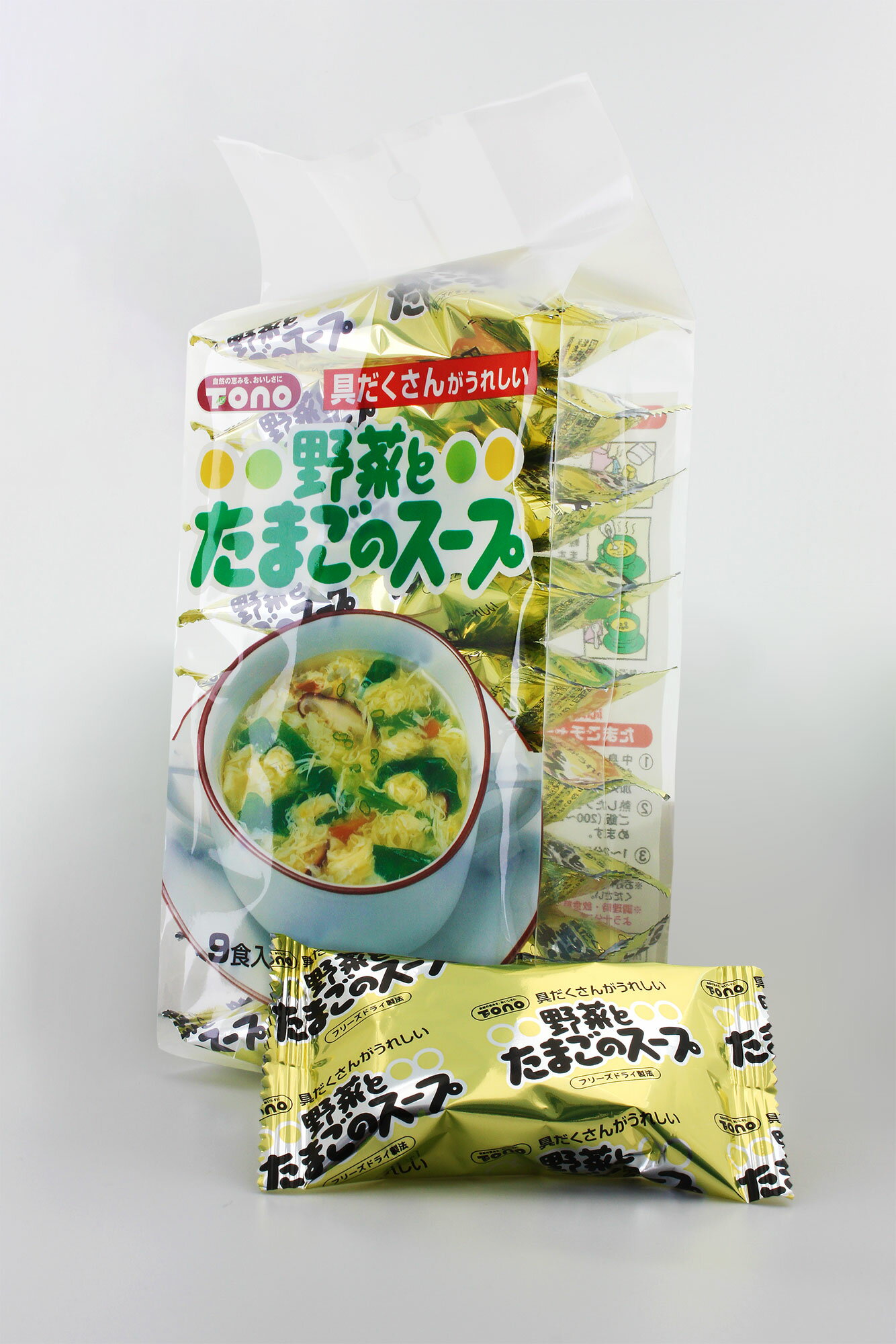 トーノー たまごスープ「野菜とたまごのスープ8g×9個入×6