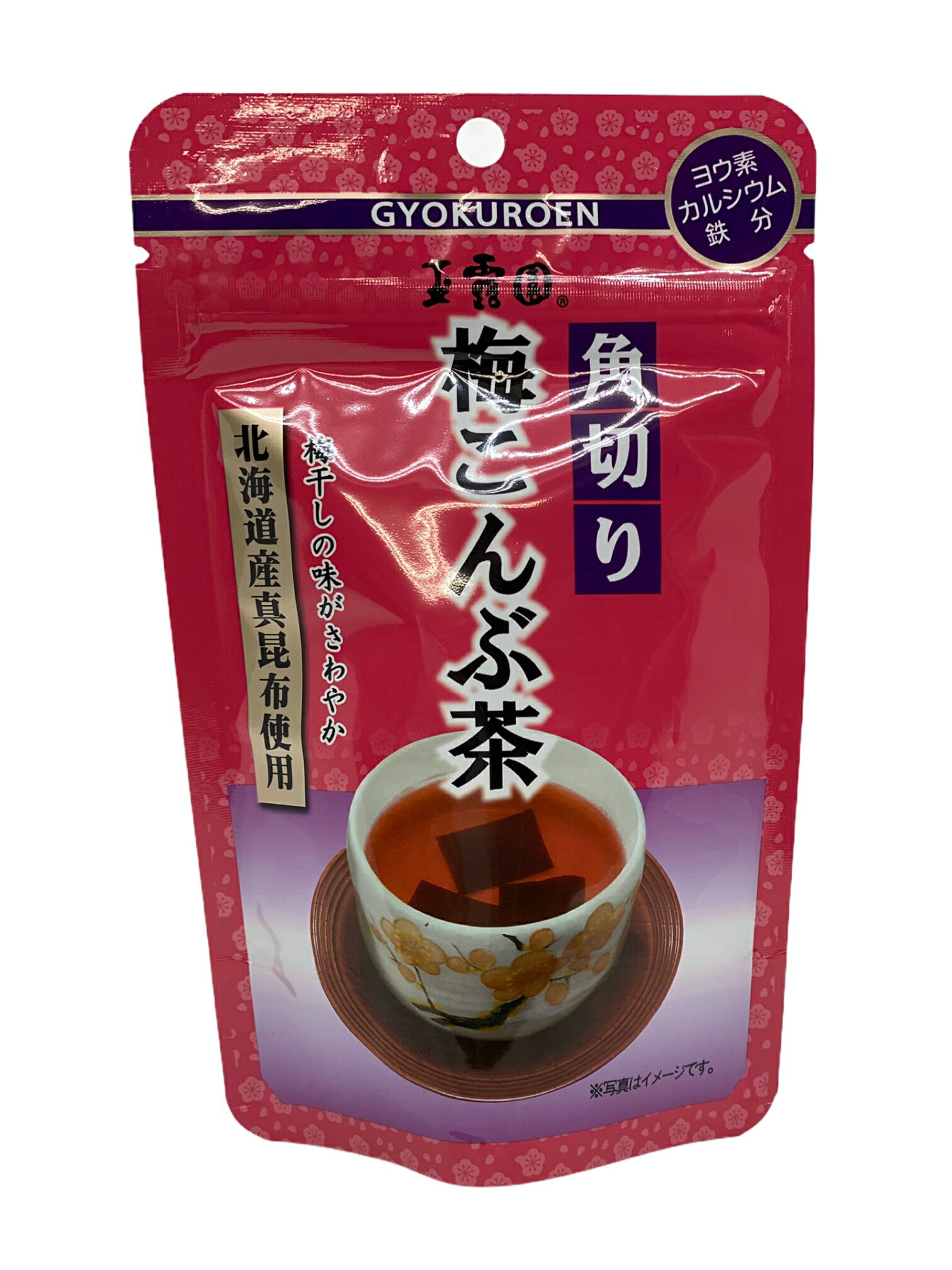 角切り梅昆布茶　梅こんぶ茶35g