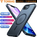TORRAS iPhone 16e ケース iPhone se se3 se2 8 7 ケース iPhone 16E ケース 半透明 耐衝撃 マット感 黄ばみなし レンズ保護 ストラップホール付き スマホケース iphonese第4世代 ケース iPhone16e カバー (マットブラック)