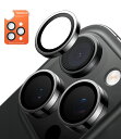 iPhone 16Pro 16ProMax カメラフィルム レンズカバー 【TORRAS】 強化ガラス 黒縁取り 元のまま再現 カメラカバー 1セット Lens...