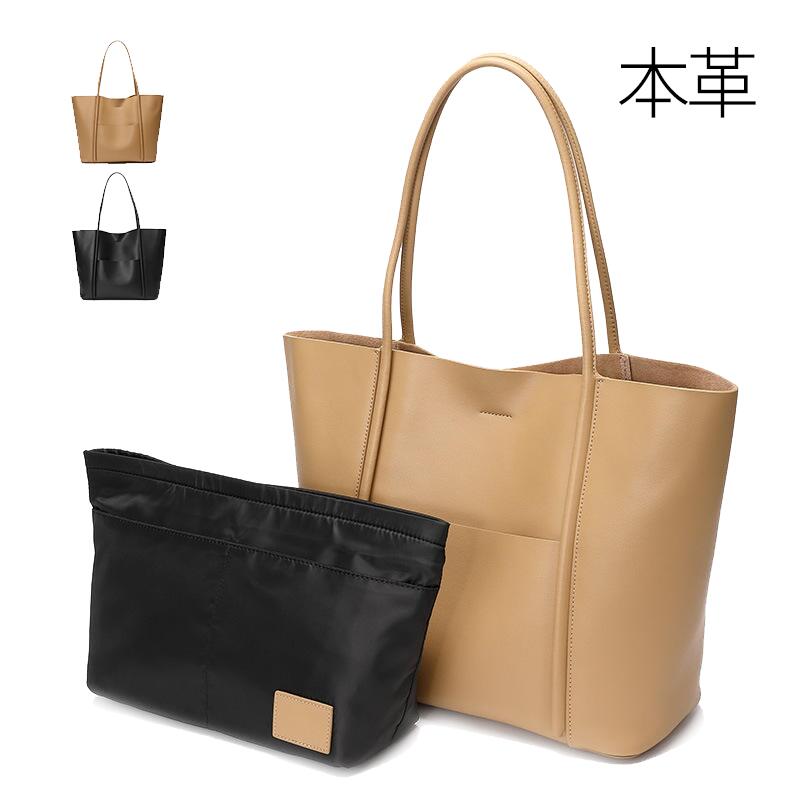 【LuceBrillante.】　アナスタシア 本革ハンドバッグ 本革 バッグ 高品質 大容量トート トートバッグ ..