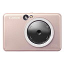 【送料無料】CANON インスタントカメラ ZV223PK ピンク iNSPiC キャノン インスタントカメラプリンター ミラー LEDリングライト 自撮り..