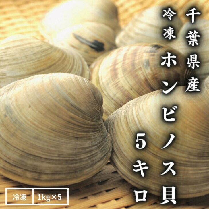 【冷凍】ホンビノス貝　5キロ100-150g（一個当たり）