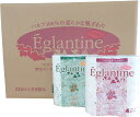 【エグランティーヌ:トイレットペーパーダブル(48ロール)】野薔薇のプリント付_2色×24ロール入り(ピンク・イエロー)_薔薇の香り付き|