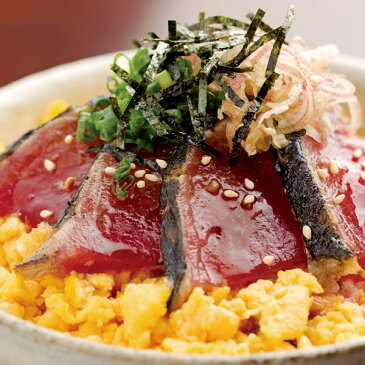 送料無料 鰹たたき・鰹丼セット 生姜醤油だれ 2〜4人前 [ 土佐 高知 極上一本釣り かつおのたたき カツオのたたき カツオ 土佐料理 司 丼 かつお丼 カツオ丼 ] 【冷凍便】 【 土佐料理 司 】 TV放送 カンブリア宮殿で取り上げられました！