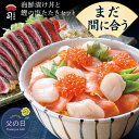 父の日 まだ間に合う ギフト 2025 海鮮漬け丼・鰹の塩たたきセット 炭火焼き カツオ塩