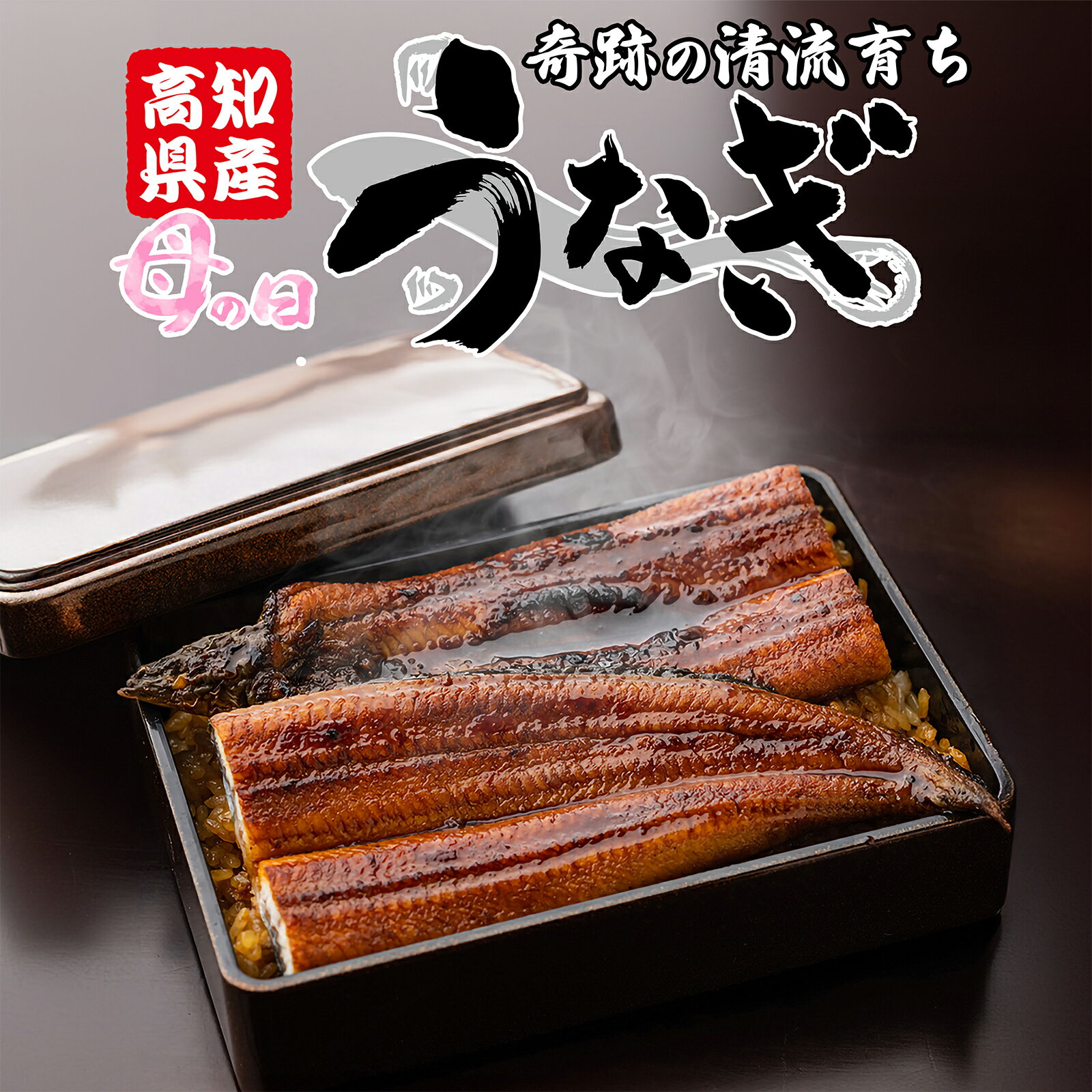 蒲焼き 【母の日ポイント8倍/送料無料/お一人様2箱まで】\\ 高知県産 清流うなぎ 蒲焼き - 冷蔵 - 1~3尾 約160~480g 1~6人前 // 長蒲焼 　 ウナギ 鰻 かば焼き 蒲焼き 国産 祝い 本場 高知 土佐 母の日 父の日 お中元 お歳暮 お盆 敬老の日 健康 美容 ギフト お土産 贈り物