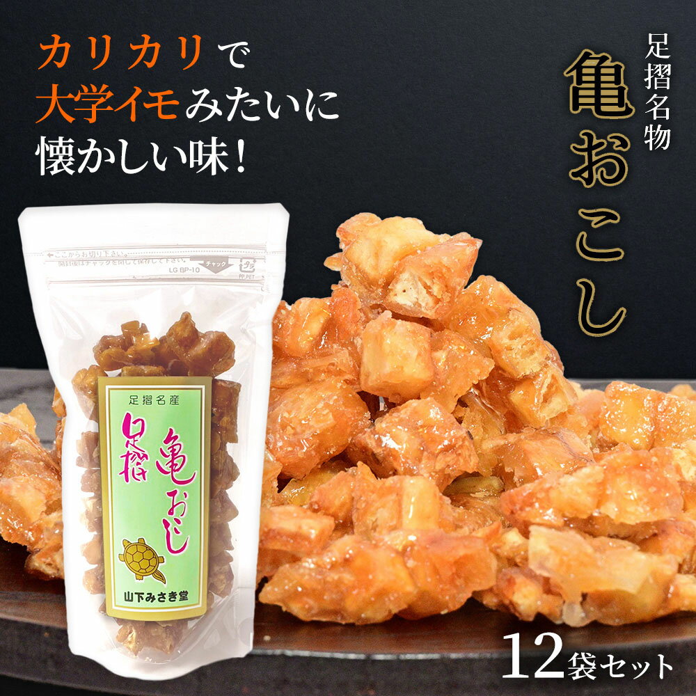 高知 お取り寄せ 特産 芋 あめ 足摺亀おこし12個セット 送料無料 父の日 早割 ギフト プレゼント