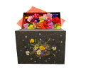 押し花で作った花織箱【日時指定可】【エディブル・フラワー】領...