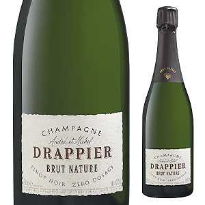 【6本〜送料無料】シャンパーニュ ブリュット ナチュール NV ドラピエ 750ml [発泡白]Champagne Brut Nature Drappier