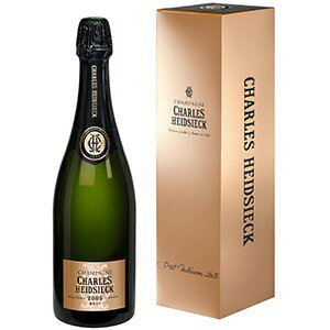 【6本〜送料無料】[ギフトボックス入り]ブリュット ヴィンテージ 2005 シャンパーニュ シャルル エドシック 750ml [発泡白]Brut Vintage In Box Champagne Charles Heidsieck