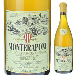 【6本～送料無料】モンテラポーニ トレッビアーノ 2019 白ワイン トレッビアーノ イタリア 750ml 自然派