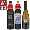 【送料無料】イタリア高評価 赤 白 泡 3本セット イタリアワイン (750ml×3)