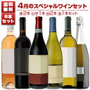 【送料無料】1本あたり2200円！4月のスペシャルワインセット赤2本ロゼ1本白2本泡1本 イタリアワイン (750ml×6) 福袋