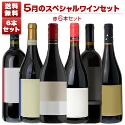 【送料無料】1本あたり2750円！5月のスペシャルワインセット赤6本 赤 イタリアワイン (750ml×6) 福袋