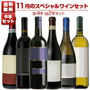 【送料無料】1本あたり2750円!11月のスペシャルワインセット赤4本白2本 ワインセット 赤白 (750ml×6) 福袋