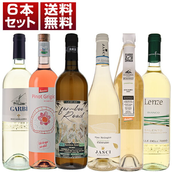 【送料無料】飲み心地抜群　イタリア　自然派　白　オレンジワイン　6本セット 白 イタリアワイン (750ml×6) 自然派