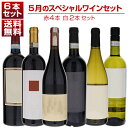 【送料無料】1本あたり3300円!5月のスペシャルワインセット赤4本白2本 ★ イタリアワイン (750ml×6)
