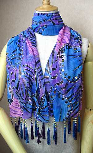 高級ストール ヴァカンス ブルー [43342] パッシガッティ