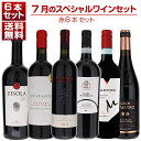 【送料無料】1本あたり1650円!7月のスペシャルワインセット赤6本 赤 ★ イタリアワイン (750ml×6) 福袋