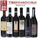 【送料無料】1本あたり2200円!7月のスペシャルワインセット赤6本 赤 イタリアワイン (750ml×6) 福袋