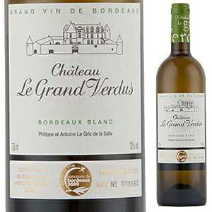 Chateau Le Grand Verdus Blanc Chateau Grand Verdusシャトー グラン ヴェルデュ （詳細はこちら）若々しく、フレッシュ&フルーティーな印象のフルーティーな辛口白ワイン。いきいきした酸味があり、柑橘系果実や青リンゴのようなジューシーな果実味が感じられます。爽やかな飲み口で、フルーティーな余韻が楽しめます。750mlソーヴィニョン ブラン、セミヨン、ミュスカデルフランス・ボルドー・ボルドーボルドーAOC白他モールと在庫を共有しているため、在庫更新のタイミングにより、在庫切れの場合やむをえずキャンセルさせていただく場合もございますのでご了承ください。株式会社スマイル