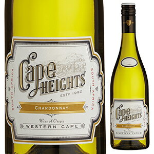 【6本〜送料無料】ブティノ サウスアフリカ ケープ ハイツ シャルドネ 2021 750ml [白]Cape Heights Chardonnay Boutinot Ltd. South Africa [スクリューキャップ]