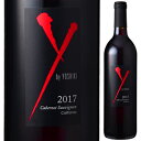 【6本〜送料無料】「Y by Yoshiki」カベルネ ソーヴィニョン カリフォルニア 2017 ワイ バイ ヨシキ 750ml [赤]「Y by Yoshiki」 Cabernet Sauvignon California Y by Yoshiki