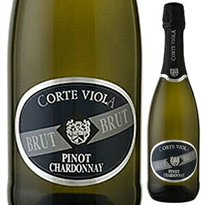 【6本〜送料無料】コルテ ヴィオラ ピノ シャルドネ NV コントリ 750ml [発泡白]Corte Viola Pinot Chardonnay Contri