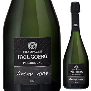 【6本〜送料無料】ポール グール ミレジム プルミエ クリュ 2009 750ml 発泡 白ワイン Millesime 1er Cru Paul Goerg