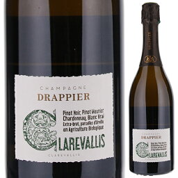 【6本〜送料無料】ドラピエ クラレヴァリス NV スパークリング 白ワイン シャンパン フランス 750ml 自然派