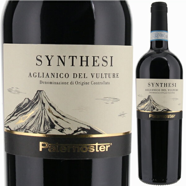 Synthesi Aglianico Del Vulture Paternosterパテルノステル （詳細はこちら）ヴェルヴェットのような滑らかな味わい。アルコール発酵、マセラシオンは25−28度の温度管理下ステンレスタンク内で、熟成は80％をスロヴェニア産オークの大樽、残り20％はフランス産オークのバリックで行う。瓶詰め後最低6ヶ月間自社セラーで寝かせてからリリース。かすかにガーネットがかった明るいルビー・レッド色。凝縮感のある果実の香りがエーテル香と共に複雑に、柔らかに広がり、時間と共にヴェルヴェットのような滑らかな味わいに発展してゆく。 750mlアリアーニコイタリア・バジリカータアリアニコ デル ヴルトゥレDOC赤他モールと在庫を共有しているため、在庫更新のタイミングにより、在庫切れの場合やむをえずキャンセルさせていただく場合もございますのでご了承ください。日本リカー株式会社ヴルトゥレで最も古い造り手「パテルノステル」がこの地のアリアニコを最大限に表現複雑味とやわらかさが広がるクラシカルな味わいシンテジ アリアニコ デル ヴルトゥレ パテルノステルSynthesi Aglianico Del Vulture Paternoster商品情報創業1925年、アリアニコ デル ヴルトゥレの造り手の中で最も古い歴史を誇るパテルノステルが「アリアニコ本来のキャラクター、ヴルトゥレのテロワール、ストラクチャー、そして長熟性を表現するもの」として造っているのがこのシンテジ。ヴルトゥレ山の標高450〜600mに広がる畑のアリアニコから造られています。甘い果実とスパイス、そしてドライフラワーのニュアンスのある凝縮感のある香り。しっかりとしたタンニンと酸を感じる力強い味わいとともに華やかさとやわらかさが広がっていく、バランスのとれた心地よさ。大き目のグラスでゆっくりと楽しめばなめらかな味わいへと変わっていきます。時間をかけてゆっくりと味わってください。生産者情報パテルノステル Paternosterヴルトゥレで最も古い造り手のパテルノステルは1925年にアンセルモ パテルノステルがそれまで自家消費用に造っていたアリアニコを瓶詰販売して始まりました。誰もが認めるアリアニコデルヴルトゥレの先駆者ですが、約80年を経た今もなおその評判におごることなく、代々続くワイン造りの哲学と情熱をもって高品質のワインを生産しています。畑はヴルトゥレ山の中腹450〜600mの日当たりのよい斜面にあり、数千年前にギリシャからもたらされたというアリアニコが植わっています。昼夜の寒暖の差が激しいテロワールはアリアニコの香りや味の特徴がより表現され、理想的な生産地と言われています。